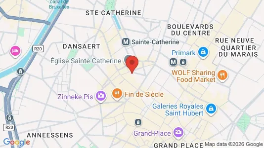 Apartments for rent i Stad Brussel - kort over placeringen