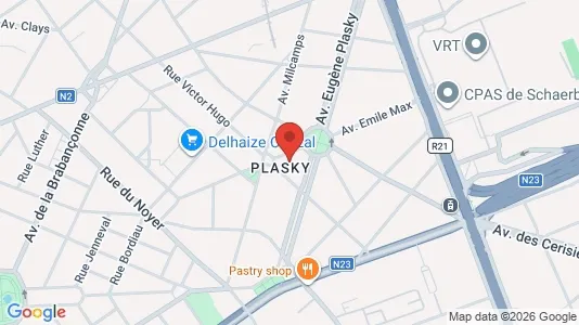 Apartments for rent i Brussels Schaarbeek - kort over placeringen