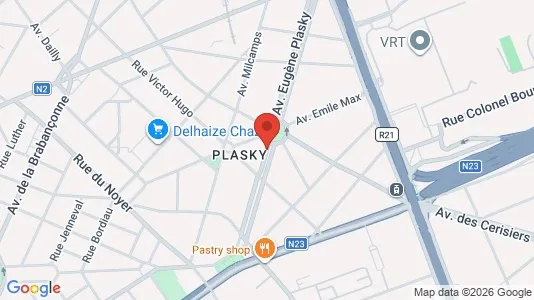 Apartments for rent i Brussels Schaarbeek - kort over placeringen