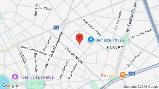 Apartments for rent i Brussels Schaarbeek - kort over placeringen