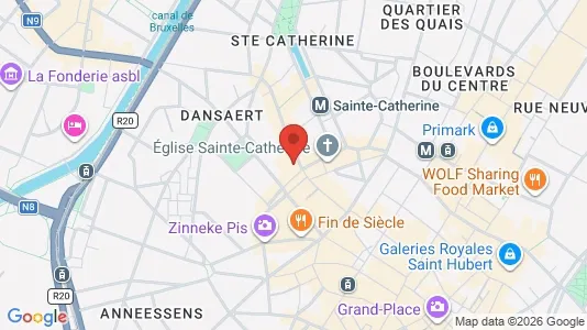Apartments for rent i Stad Brussel - kort over placeringen