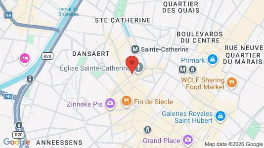 Apartments for rent i Stad Brussel - kort over placeringen