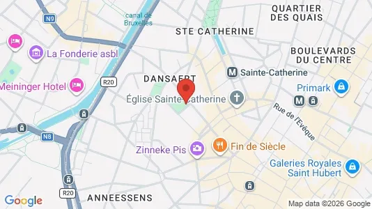 Apartments for rent i Stad Brussel - kort over placeringen