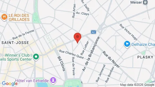 Apartments for rent i Stad Brussel - kort over placeringen