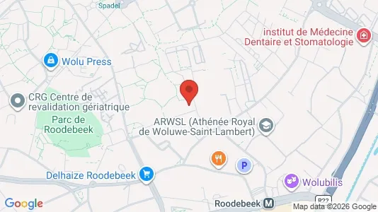 Apartments for rent i Brussels Sint-Lambrechts-Woluwe - kort over placeringen