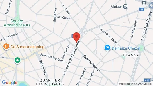Apartments for rent i Brussels Schaarbeek - kort over placeringen
