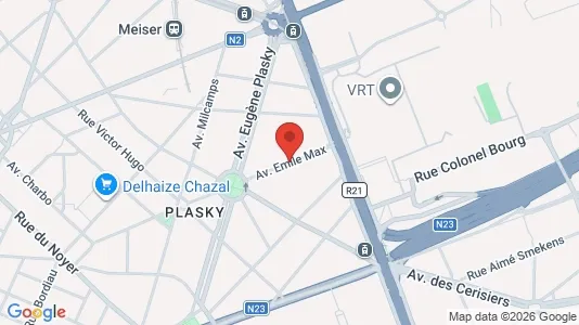 Apartments for rent i Brussels Schaarbeek - kort over placeringen