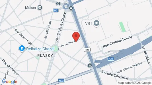 Apartments for rent i Brussels Schaarbeek - kort over placeringen