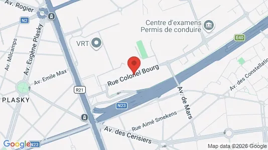 Apartments for rent i Brussels Schaarbeek - kort over placeringen