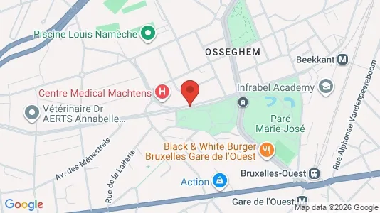 Apartments for rent i Brussels Sint-Jans-Molenbeek - kort over placeringen