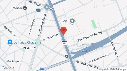 Apartments for rent i Brussels Schaarbeek - kort over placeringen