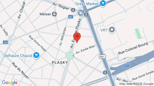 Apartments for rent i Brussels Schaarbeek - kort over placeringen