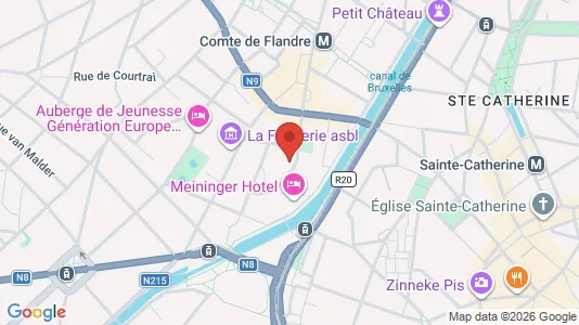 Apartments for rent i Brussels Sint-Jans-Molenbeek - kort over placeringen