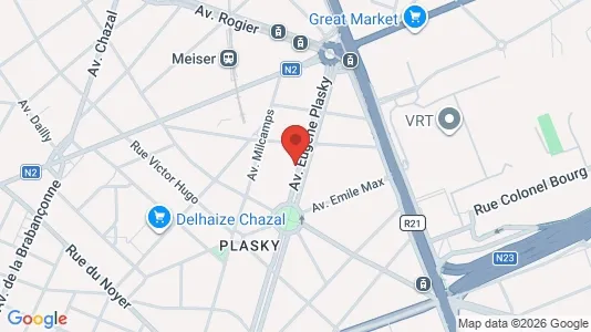 Apartments for rent i Brussels Schaarbeek - kort over placeringen