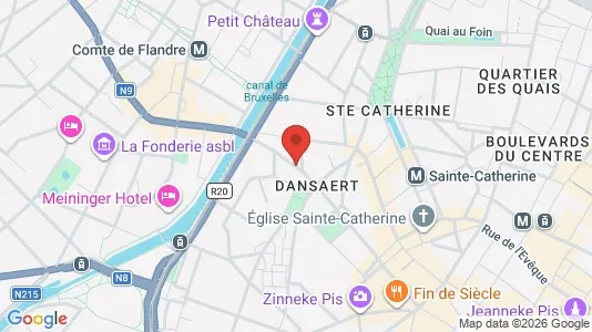 Apartments for rent i Stad Brussel - kort over placeringen