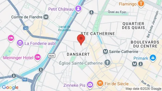 Apartments for rent i Stad Brussel - kort over placeringen