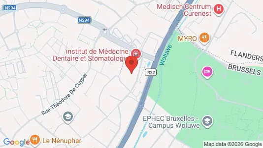 Apartments for rent i Brussels Sint-Lambrechts-Woluwe - kort over placeringen