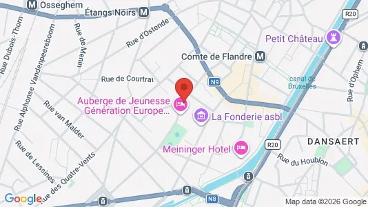 Apartments for rent i Brussels Sint-Jans-Molenbeek - kort over placeringen