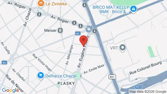 Apartments for rent i Brussels Schaarbeek - kort over placeringen