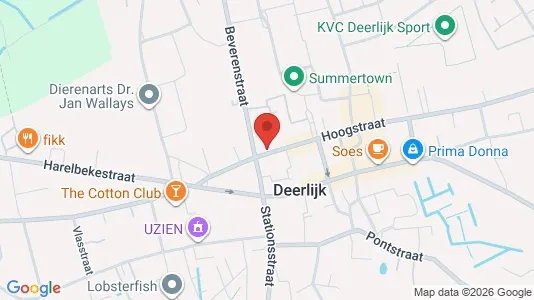 Apartments for rent i Deerlijk - kort over placeringen