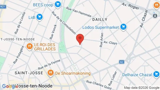 Apartments for rent i Brussels Schaarbeek - kort over placeringen