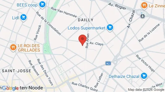 Apartments for rent i Brussels Schaarbeek - kort over placeringen