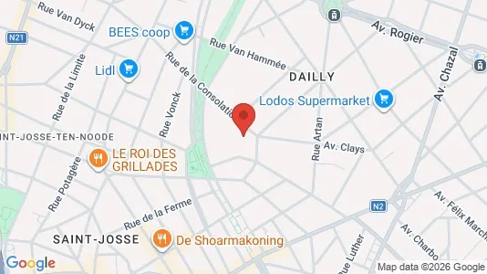 Apartments for rent i Brussels Schaarbeek - kort over placeringen
