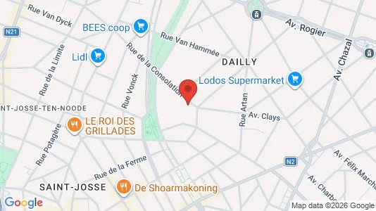 Apartments for rent i Brussels Schaarbeek - kort over placeringen
