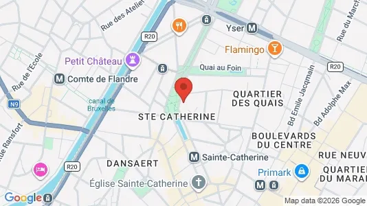 Apartments for rent i Stad Brussel - kort over placeringen