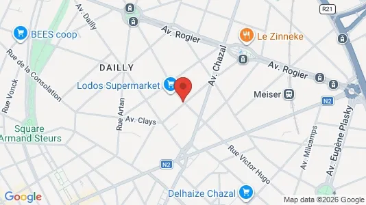 Apartments for rent i Brussels Schaarbeek - kort over placeringen