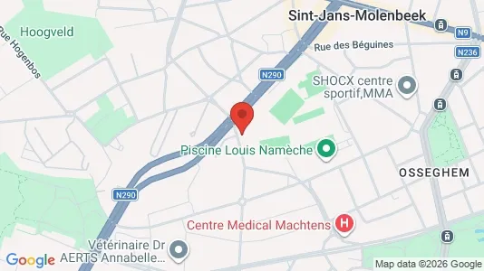 Apartments for rent i Brussels Sint-Jans-Molenbeek - kort over placeringen