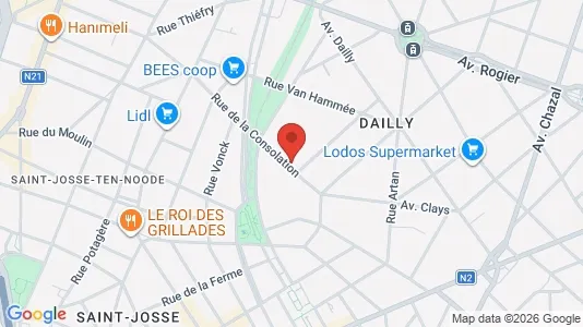 Apartments for rent i Brussels Schaarbeek - kort over placeringen