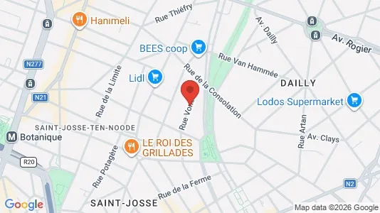Apartments for rent i Brussels Schaarbeek - kort over placeringen