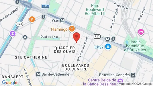 Apartments for rent i Stad Brussel - kort over placeringen