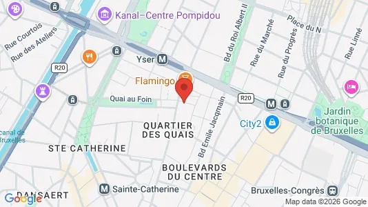 Apartments for rent i Stad Brussel - kort over placeringen