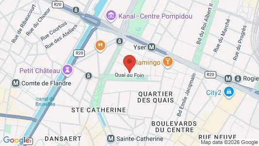 Apartments for rent i Stad Brussel - kort over placeringen