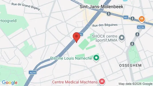 Apartments for rent i Brussels Sint-Jans-Molenbeek - kort over placeringen