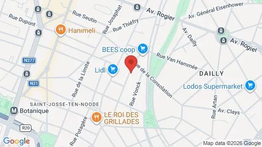 Apartments for rent i Brussels Schaarbeek - kort over placeringen