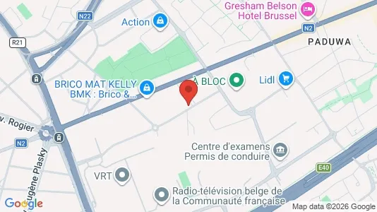 Apartments for rent i Brussels Schaarbeek - kort over placeringen