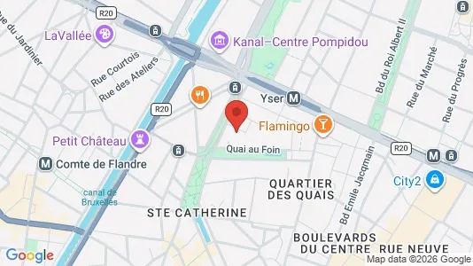 Apartments for rent i Stad Brussel - kort over placeringen