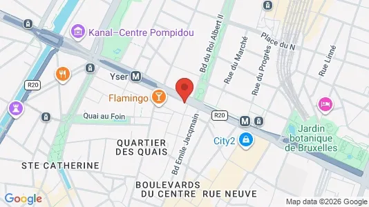 Apartments for rent i Stad Brussel - kort over placeringen