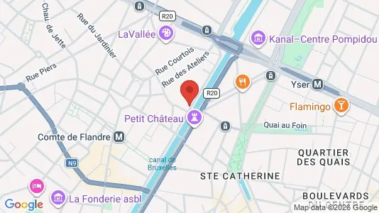 Apartments for rent i Brussels Sint-Jans-Molenbeek - kort over placeringen