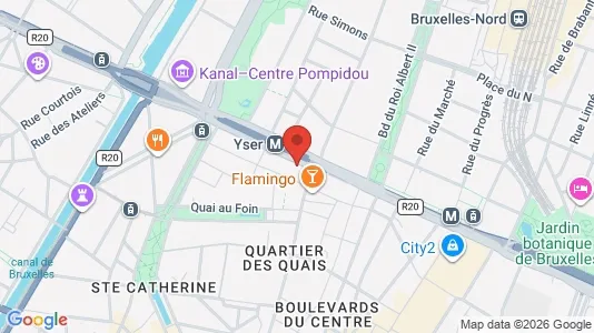 Apartments for rent i Stad Brussel - kort over placeringen