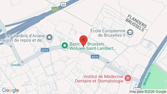 Apartments for rent i Brussels Sint-Lambrechts-Woluwe - kort over placeringen