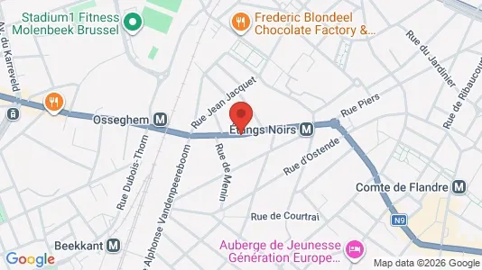 Apartments for rent i Brussels Koekelberg - kort over placeringen