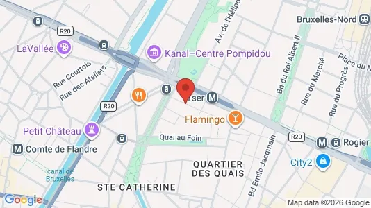 Apartments for rent i Stad Brussel - kort over placeringen