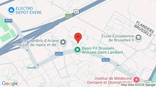 Apartments for rent i Brussels Sint-Lambrechts-Woluwe - kort over placeringen