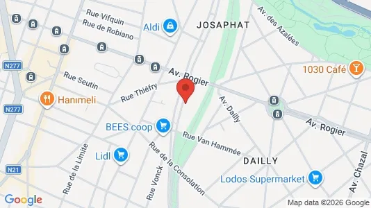 Apartments for rent i Brussels Schaarbeek - kort over placeringen