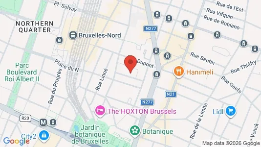 Apartments for rent i Brussels Sint-Joost-ten-Node - kort over placeringen