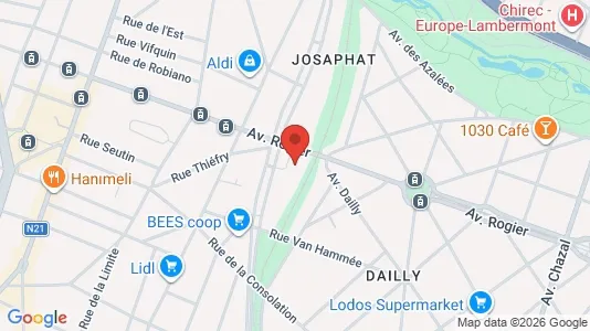 Apartments for rent i Brussels Schaarbeek - kort over placeringen